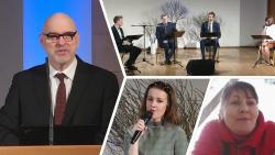 10.04.2021. dievkalpojums, "Pie laika robežam", Vilnis Latgalis